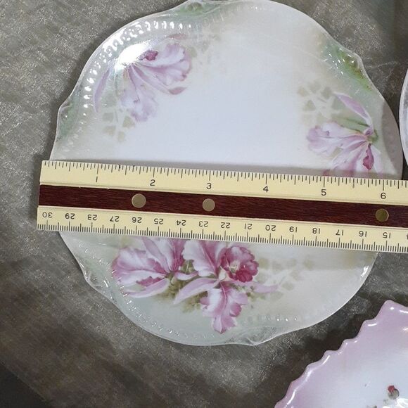 4 pc. bundle of vintage Prussia Three crown China  & a 1930's plate from Germany - Picture 12 of 14